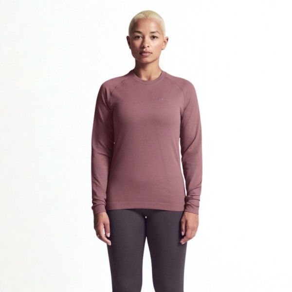 CRAFT ŽENSKA MAJICA Z DOLGIMI ROKAVI ACTIVE COMFORT 2 PUDRASTO ROZA ROSE BROWN - AKTIVNO PERILO