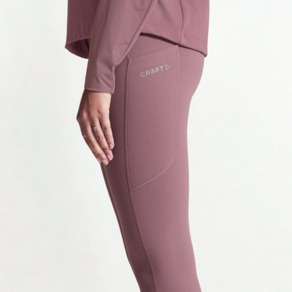 CRAFT ŽENSKE DOLGE TOPLE ZIMSKE PAJKICE ADV ESSENCE WARM TIGHTS 3 ROSE BROWN - opomba v opisu