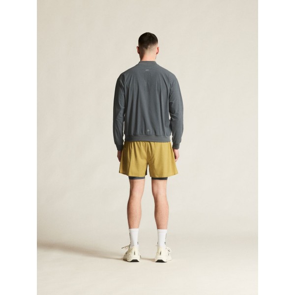 CRAFT MOŠKE KRATKE HLAČE PRO HYPERVENT 2-IN-1 SHORTS M TEMNO RUMENA KHAKI (PODHLAČE SIVA GRAY)