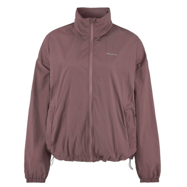 CRAFT ŽENSKA JAKNA/VETROVKA ADV ESSENCE OVERSIZED WIND JACKET PUDRASTO VIJOLIČNA FLINT
