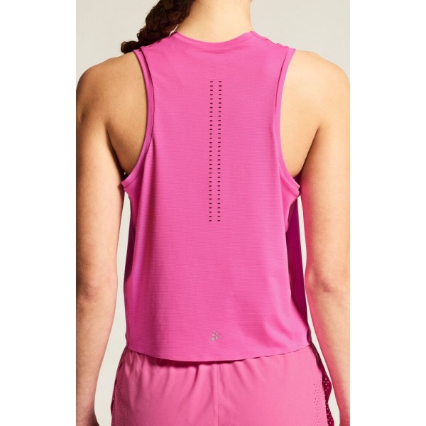 CRAFT ŽENSKA MAJICA BREZ ROKAVOV PRO HYPERVENT SINGLET ROZA MAGENTA