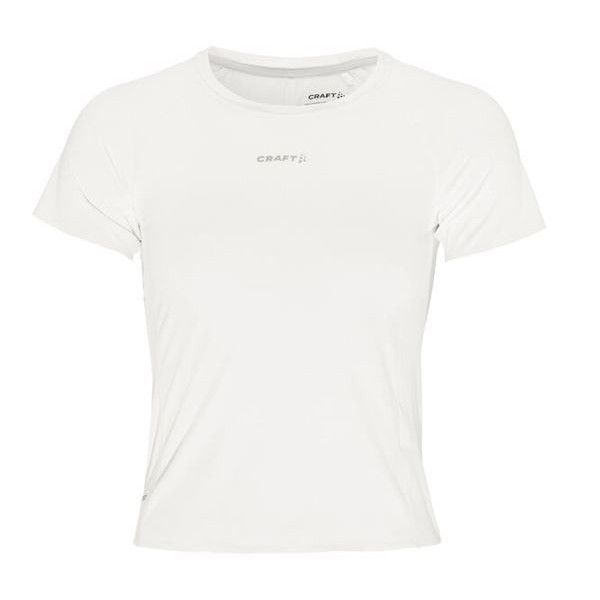 CRAFT ŽENSKA KRAJŠA MAJICA S KRATKIMI ROKAVI PRO HYPERVENT CROPPED TEE BELA WHITE