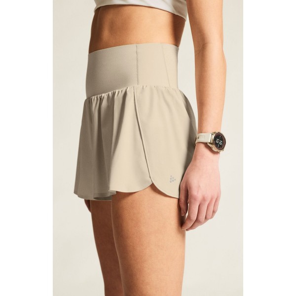 CRAFT ŽENSKE ŠIROKE KRATKE HLAČE PRO HYPERVENT WIDE SHORTS BEŽ PLASTER