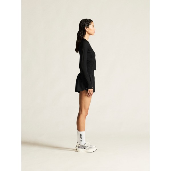 CRAFT ŽENSKE ŠIROKE KRATKE HLAČE PRO HYPERVENT WIDE SHORTS ČRNA BLACK