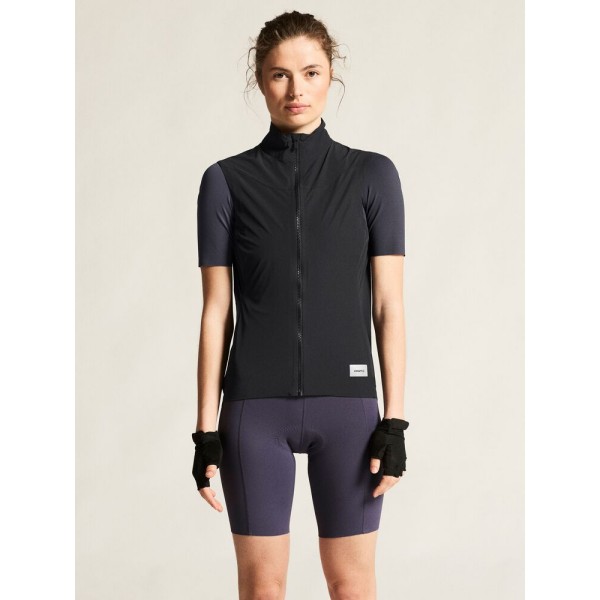 CRAFT ŽENSKI LAHEK KOLESARSKI PROTIVETRNI BREZROKAVNIK ADV ENDUR LIGHT WIND VEST ČRNA BLACK