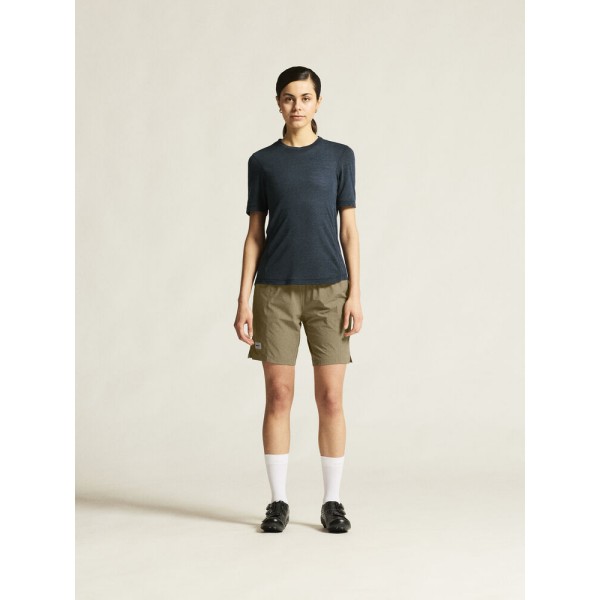 CRAFT ŽENSKE KOLESARSKE KRATKE HLAČE S SNEMLJIVO PODLOŽKO CORE EVERYDAY SHORTS W PAD W TEMNO BEŽ RAW