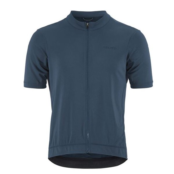 CRAFT MOŠKA KOLESARSKA MAJICA S KRATKIMI ROKAVI Z ZADRGO CORE EVERYDAY SS JERSEY TEMNO MODRA NORTH