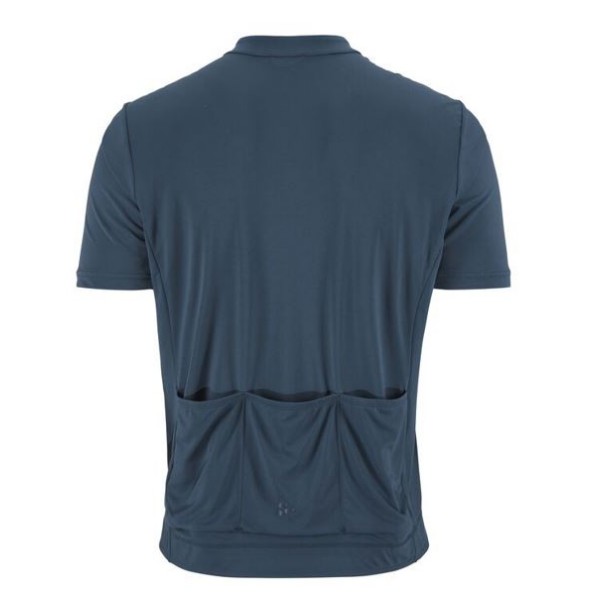 CRAFT MOŠKA KOLESARSKA MAJICA S KRATKIMI ROKAVI Z ZADRGO CORE EVERYDAY SS JERSEY TEMNO MODRA NORTH
