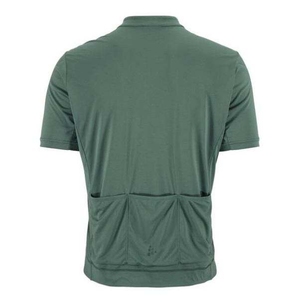 CRAFT MOŠKA KOLESARSKA MAJICA S KRATKIMI ROKAVI Z ZADRGO CORE EVERYDAY SS JERSEY ZELENA ATLANTIC