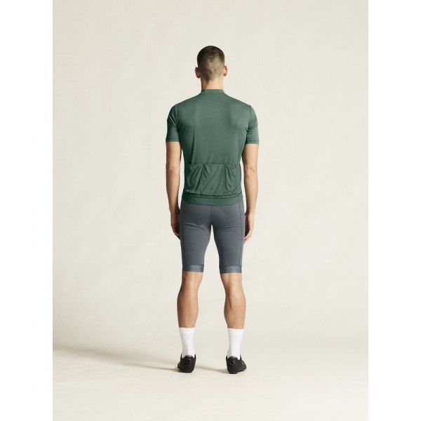 CRAFT MOŠKA KOLESARSKA MAJICA S KRATKIMI ROKAVI Z ZADRGO CORE EVERYDAY SS JERSEY ZELENA ATLANTIC