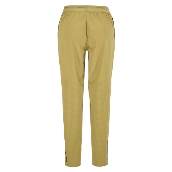 CRAFT ŽENSKE TEHNIČNE TANKE TRENING HLAČE ADV ESSENCE TRAINING PANTS 3 TEMNO RUMENA KHAKI