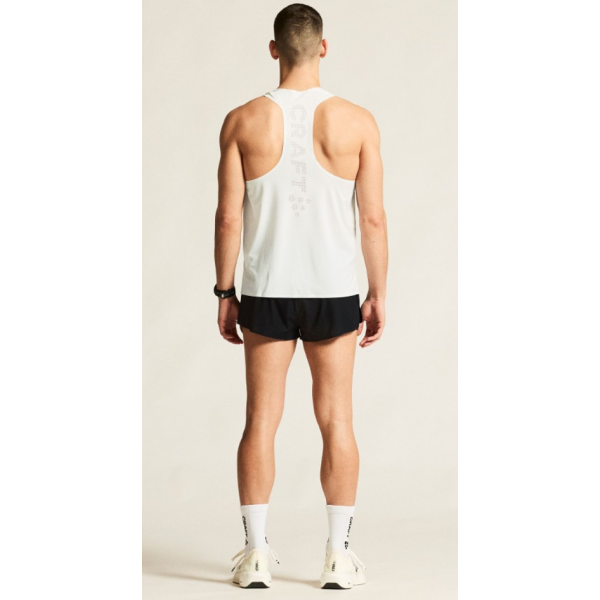 CRAFT MOŠKA TEKMOVALNA MAJICA BREZ ROKAVOV PRO RACE DAY SINGLET 2 BELA WHITE