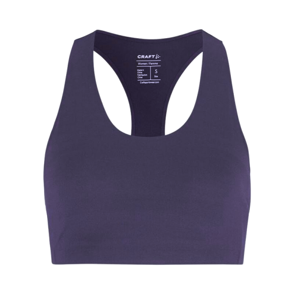 CRAFT PODLOŽEN ŽENSKI ŠPORTNI MODRČEK COLLECTIVE PADDED SPORTS BRA TEMNO VIJOLIČNA DK PLUM