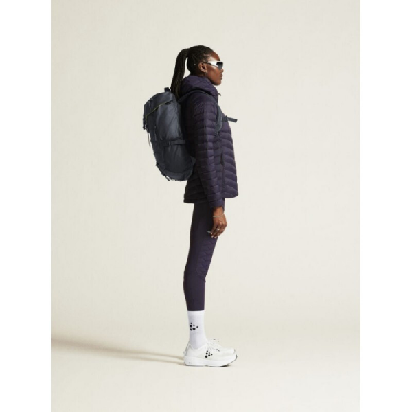 CRAFT ŽENSKA LAHKA PUHOVKA IZ PRAVEGA PUHA ADV EXPLORE LIGHT DOWN JACKET TEMNO VIJOLIČNA DK PLUM