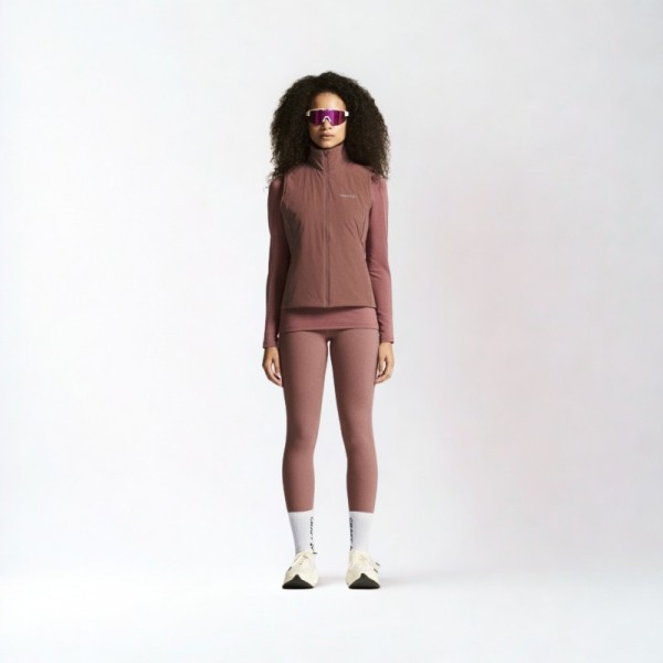 CRAFT ŽENSKI FUNKCIONALEN BREZROKAVNIK ADV ESSENCE WARM VEST 2 PUDRASTO ROZA ROSE BROWN