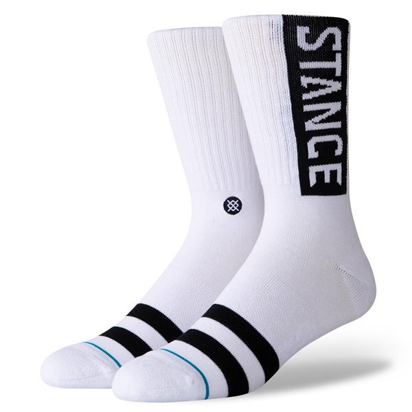 stance nogavice og crew white