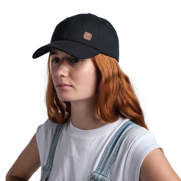 BUFF® KAPA S ŠILTOM BASEBALL CAP SOLID BLACK                                    