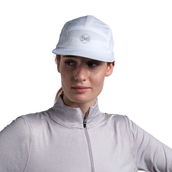 BUFF® ŠPORTNA KAPA 5 PANEL GO CAP SOLID WHITE                      