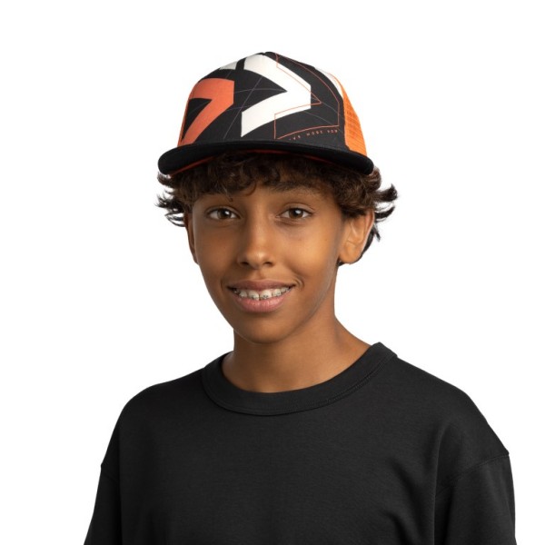 BUFF® OTROŠKA TRUCKER KAPA S ŠILTOM SKET BLACK