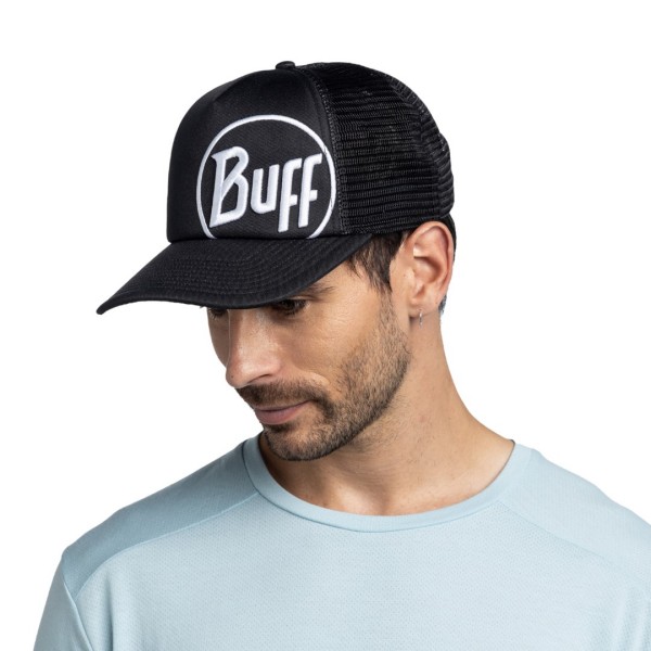 BUFF® TRUCKER KAPA S ŠILTOM LOGO BLACK                    