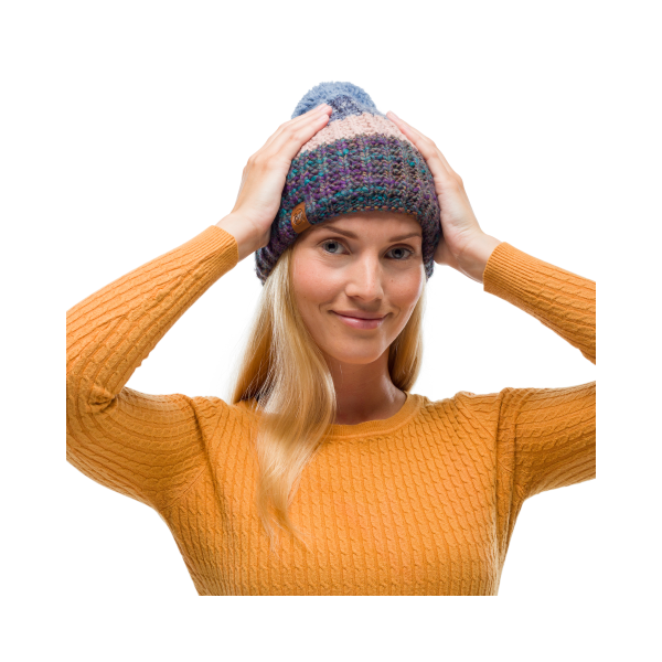 BUFF® KAPA KNITTED & FLEECE HAT ALINA BLUE