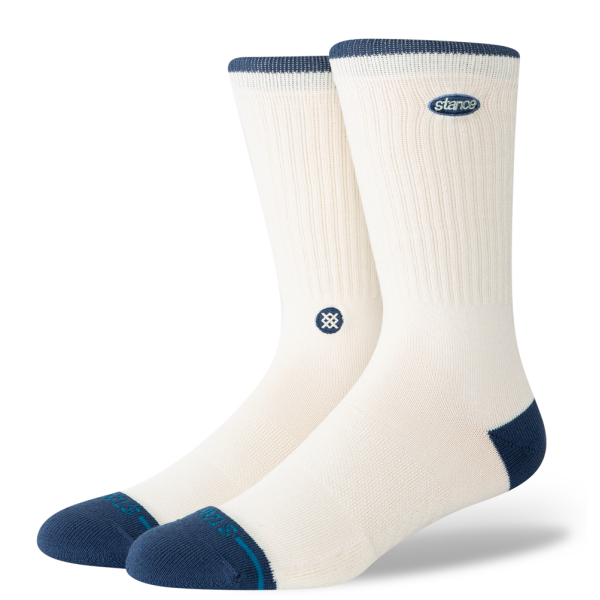 STANCE NOGAVICE BLURRED CREW CANVAS