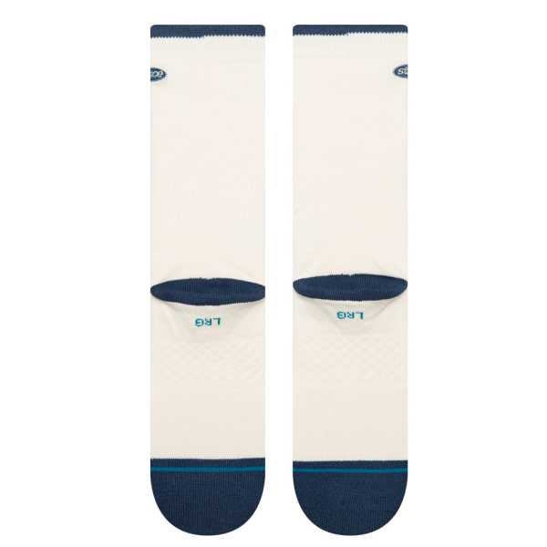 STANCE NOGAVICE BLURRED CREW CANVAS