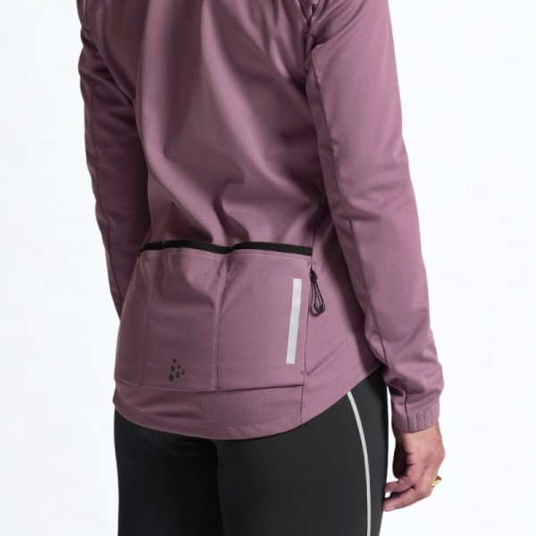 CRAFT ŽENSKA TOPLA VODOODPORNA KOLESARSKA JAKNA BIKE SUBZ JACKET 2 ROSE BROWN