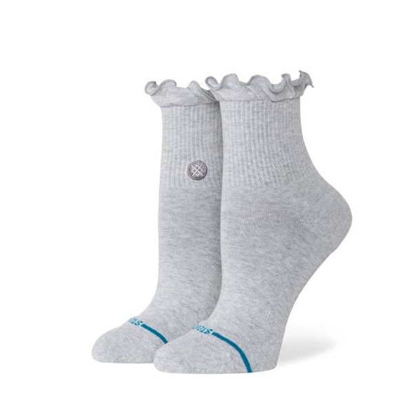 STANCE TANKE NOGAVICE RUFFLE ICON QUARTER GREY