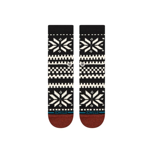 STANCE NOGAVICE  FLAKE CREW BLACK
