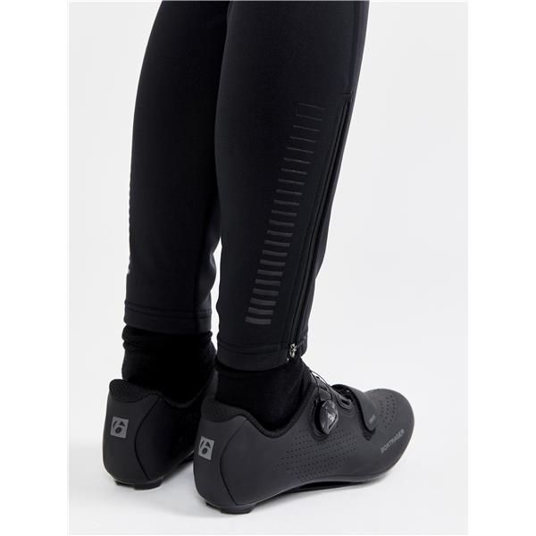 CRAFT ŽENSKE KOLESARSKE HLAČE CORE SUBZ WIND TIGHTS BLACK/BLACK - C3