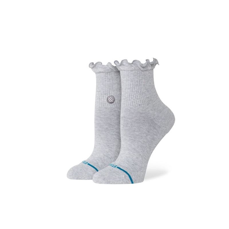 STANCE TANKE NOGAVICE RUFFLE ICON QUARTER GREY