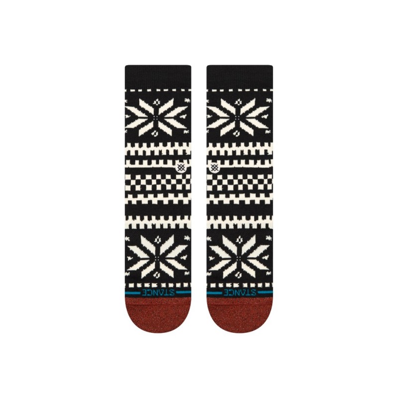 STANCE NOGAVICE  FLAKE CREW BLACK