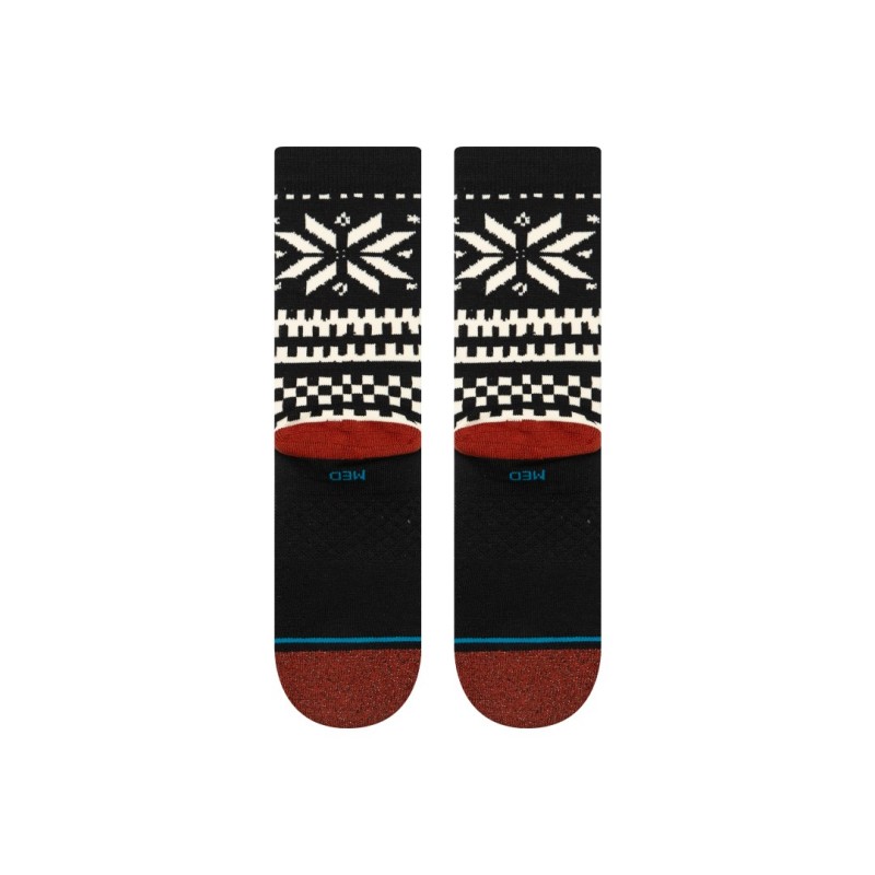 STANCE NOGAVICE  FLAKE CREW BLACK