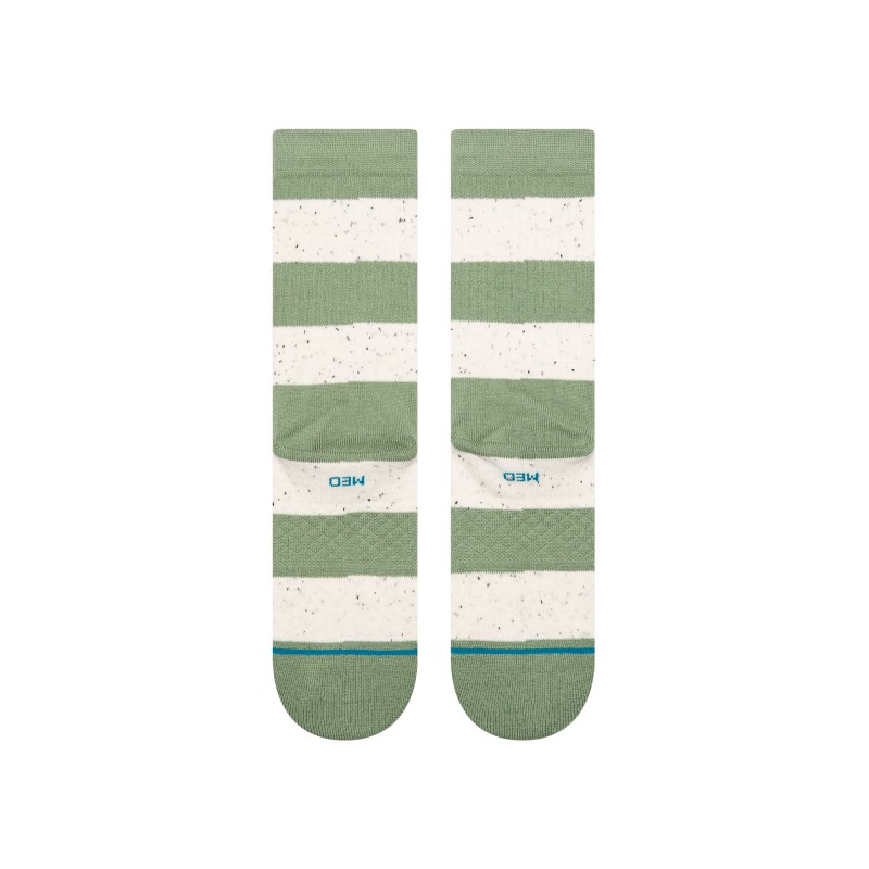 STANCE NOGAVICE NEP STRIPE CREW GREEN