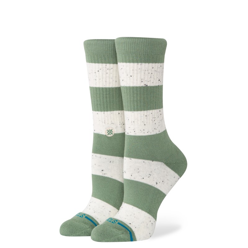 STANCE NOGAVICE NEP STRIPE CREW GREEN