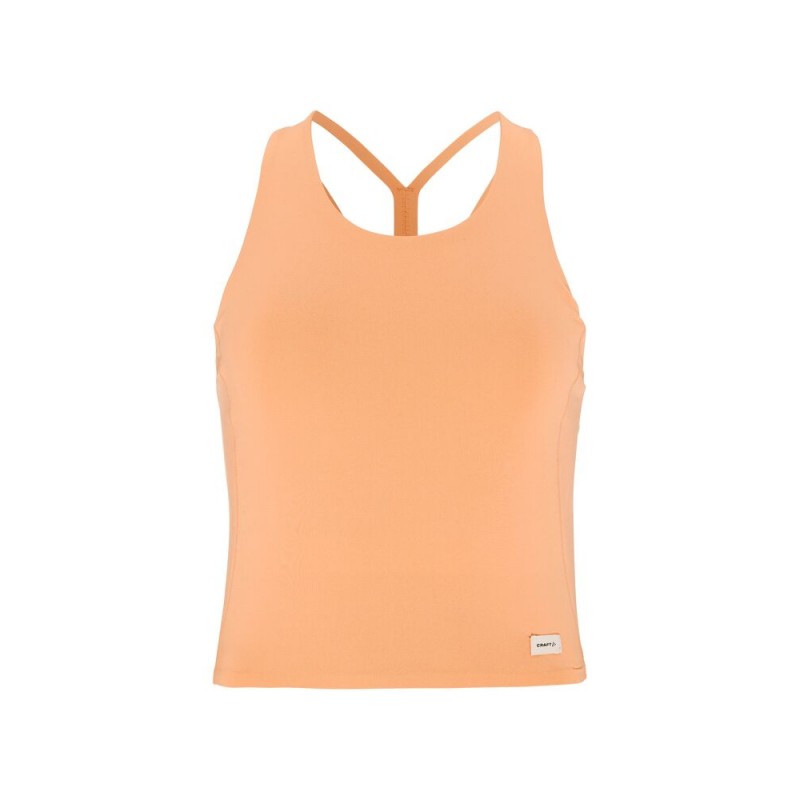 CRAFT ŽENSKA KRAJŠA MAJICA BREZ ROKAVOV ADV COLLECTIVE CROPPED SINGLET MARELIČNA APRICOT