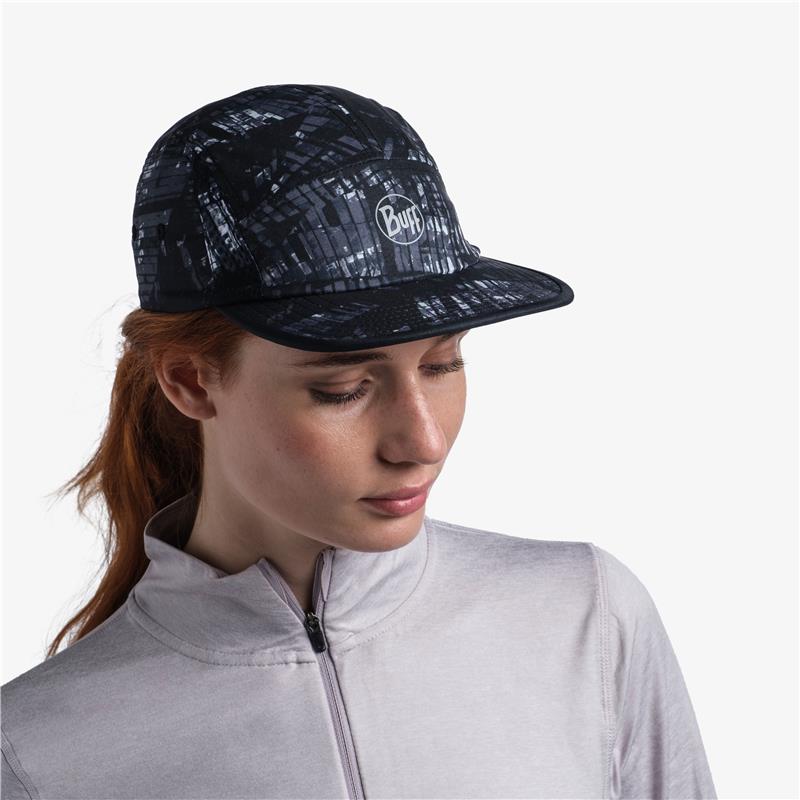 buff®   športna kapa 5 panel go black