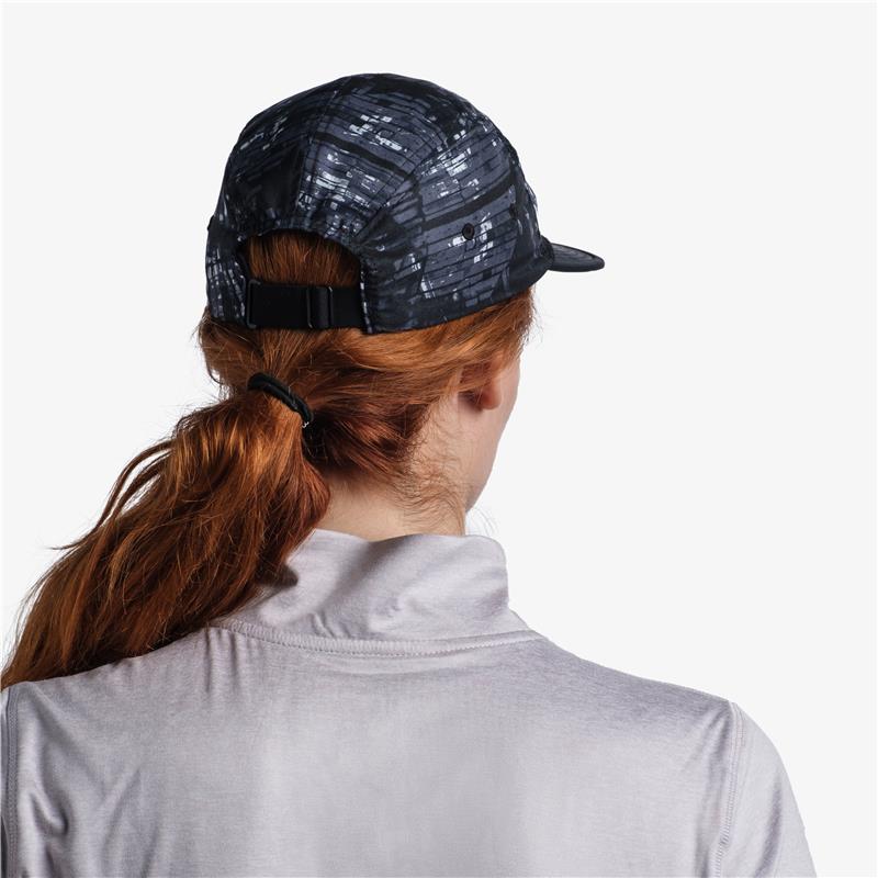 buff®   športna kapa 5 panel go black