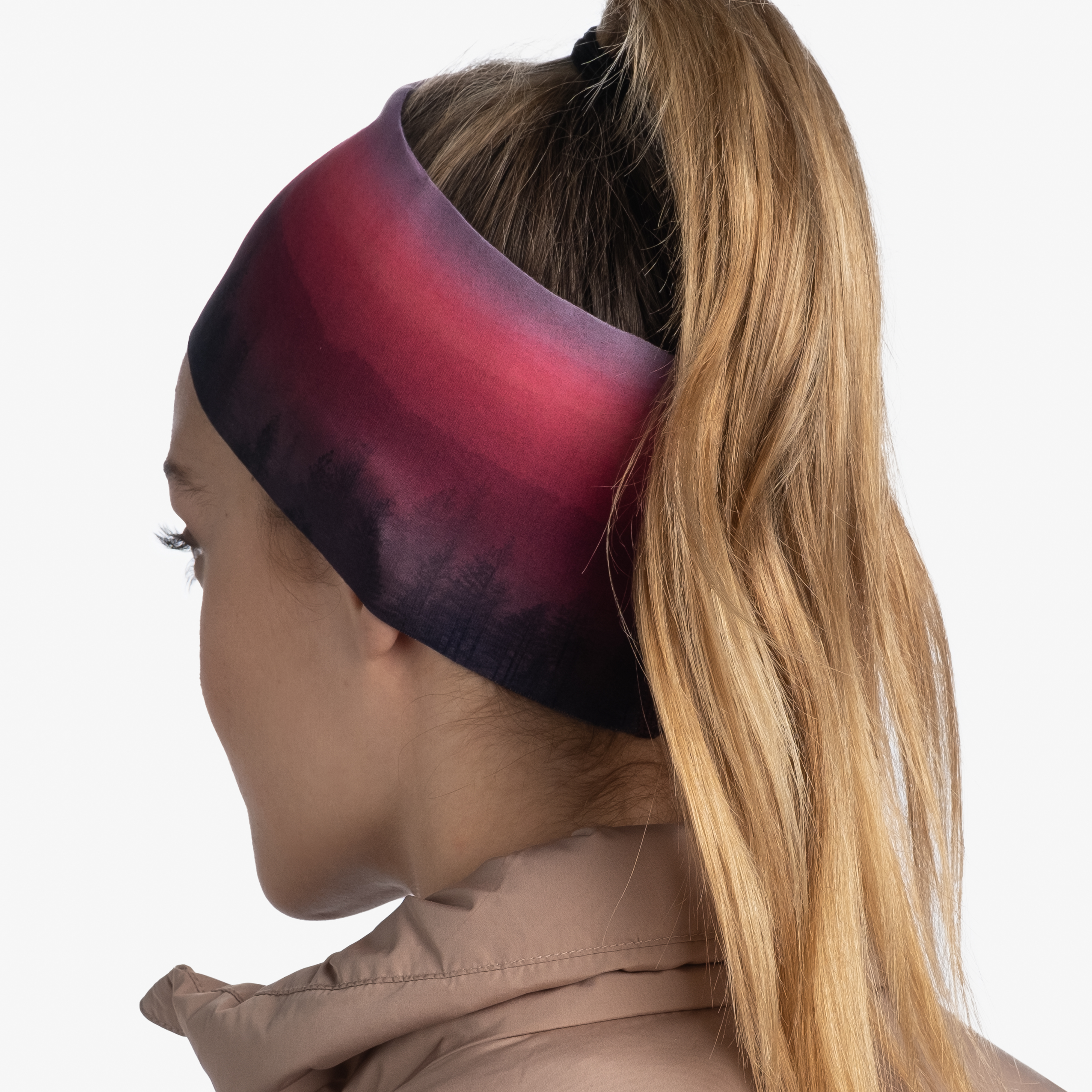 buff® trak za glavo tech fleece haera mauve