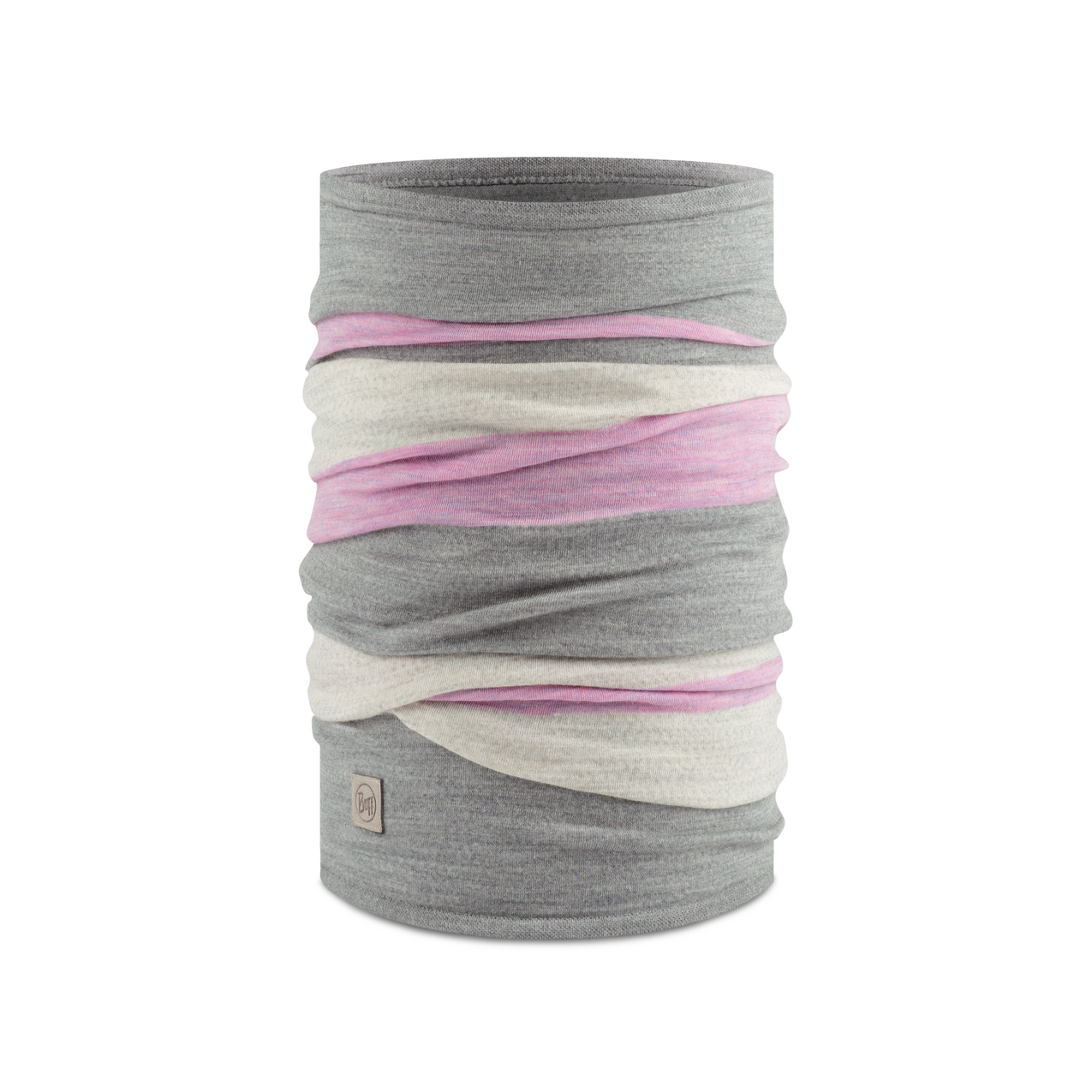 buff® volnena tuba MERINO Move light grey
