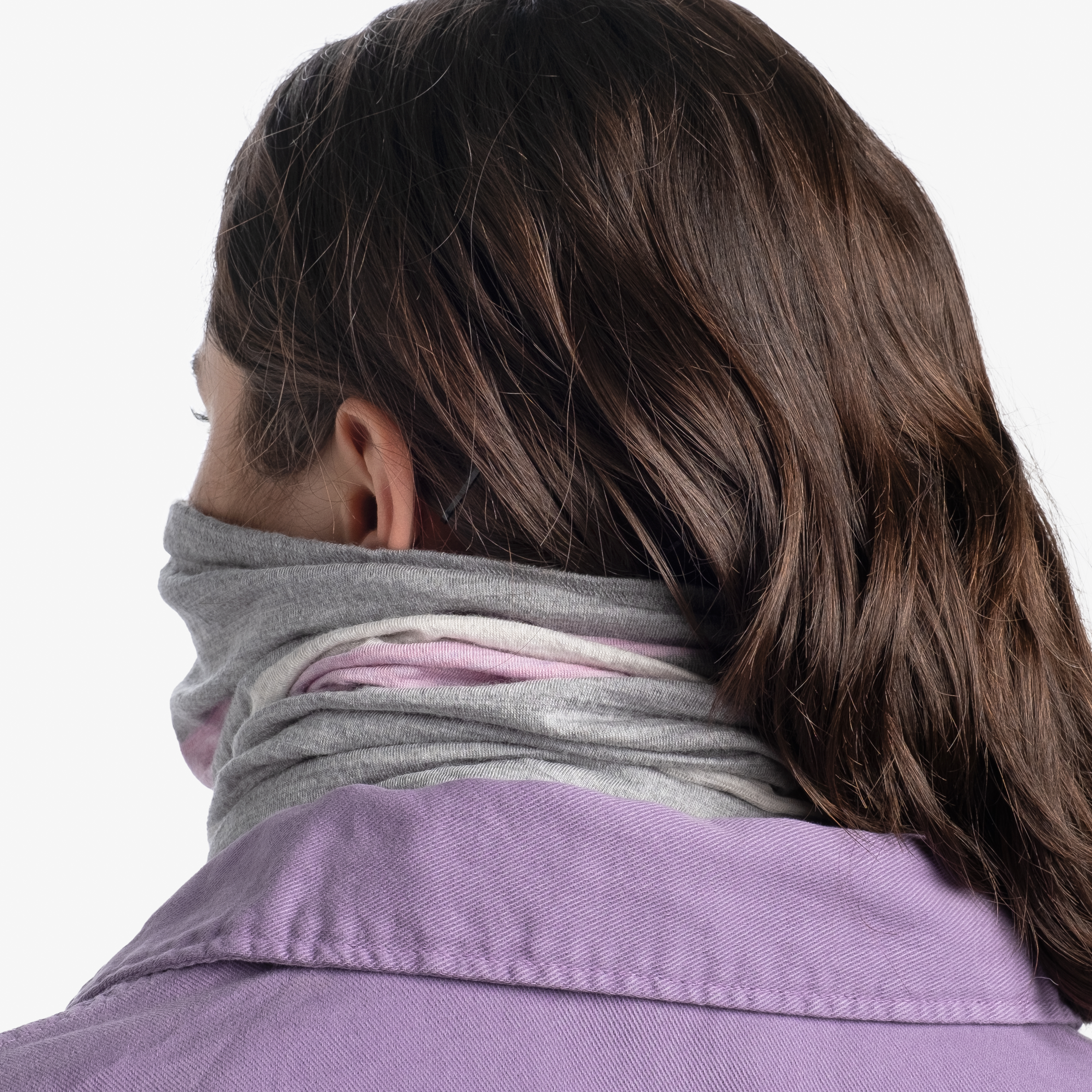 buff® volnena tuba MERINO Move light grey