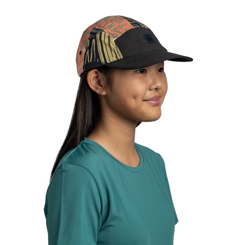 BUFF® OTROŠKA ŠPORTNA KAPA 5 PANELS CAP NORU BLACK