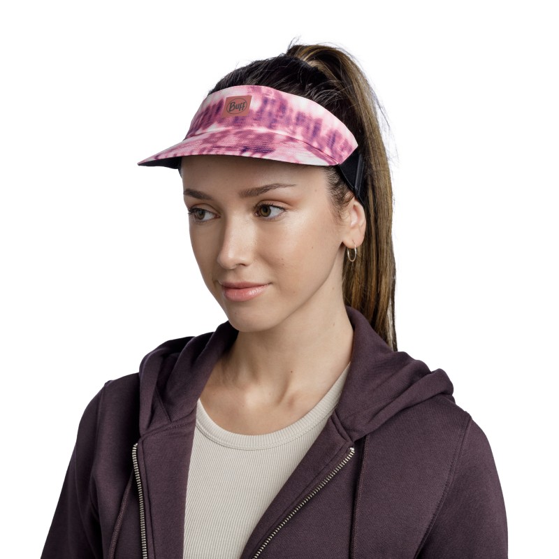 BUFF® ŠPORTNI VIZOR GO VISOR DERI PINK