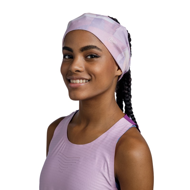 BUFF® COOLNET UV® WIDE HEADBAND NAGLAVNI TRAK WIDE SHANE ORCHID