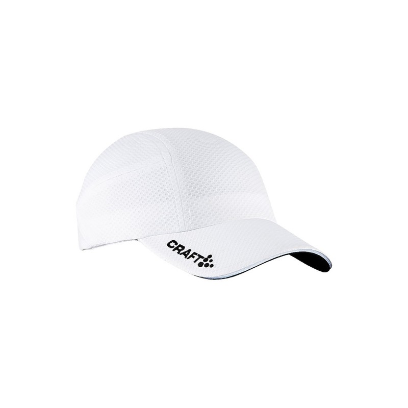 CRAFT ŠPORTNA KAPA S ŠILTOM RUNNING CAP WHITE ONE SIZE