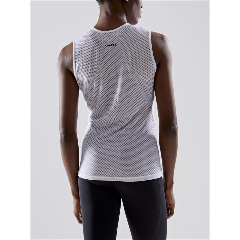 CRAFT ŽENSKA MREŽASTA MAJICA BREZ ROKAVOV COOL MESH SUPERLIGHT WHITE - AKTIVNO PERILO