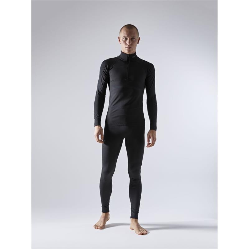 craft moške dolge hlače active intensity black/asphalt-aktivno perilo 