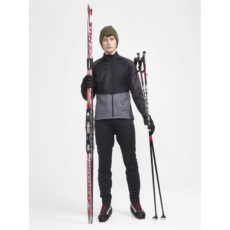 craft moške zimske dolge hlače adv nordic training pants black
