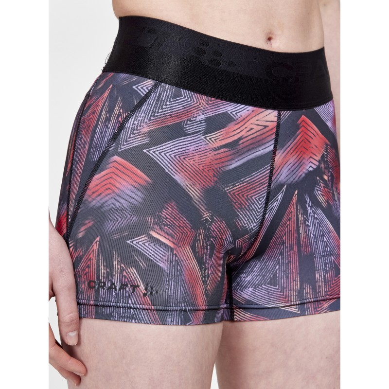 CRAFT ŽENSKE KRATKE PAJKICE CORE ESSENCE HOT PANTS BLACK-LAVENDER